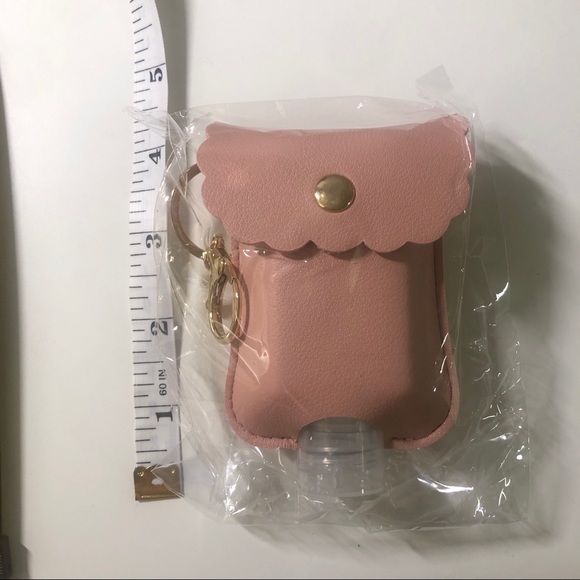 Pink Hand Sanitizer Keychain Case - Picture 6 of 7